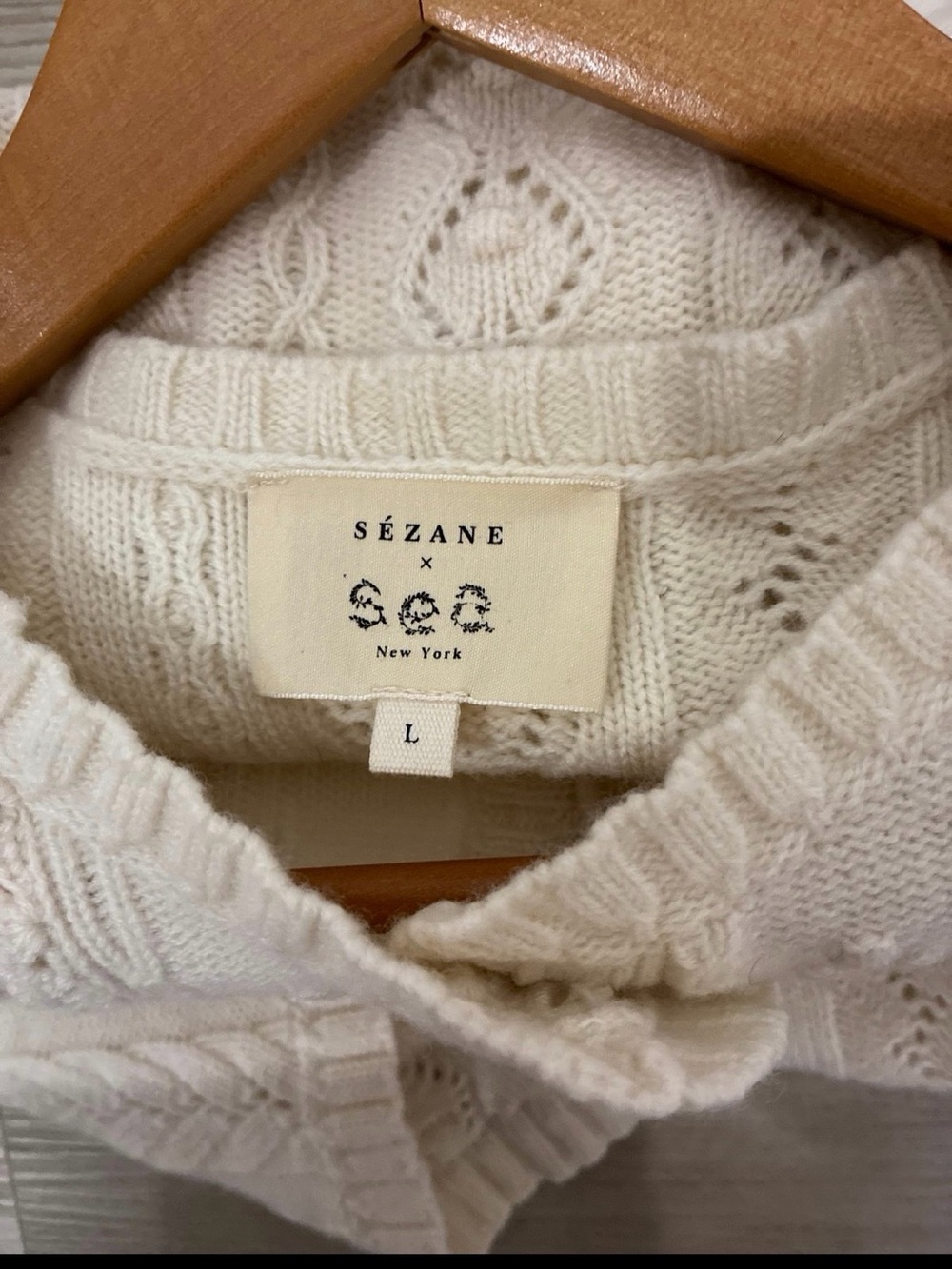 Sezane x sea ny aurelie cardigan large - Picture 3 of 6